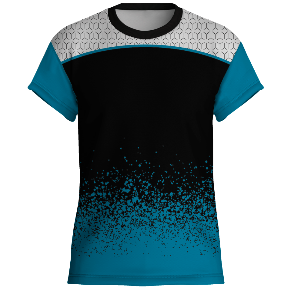 Conjunto voley manga corta sublimado modelo corte