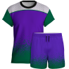 Conjunto voley manga corta sublimado modelo corte