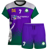 Conjunto voley manga corta sublimado modelo corte