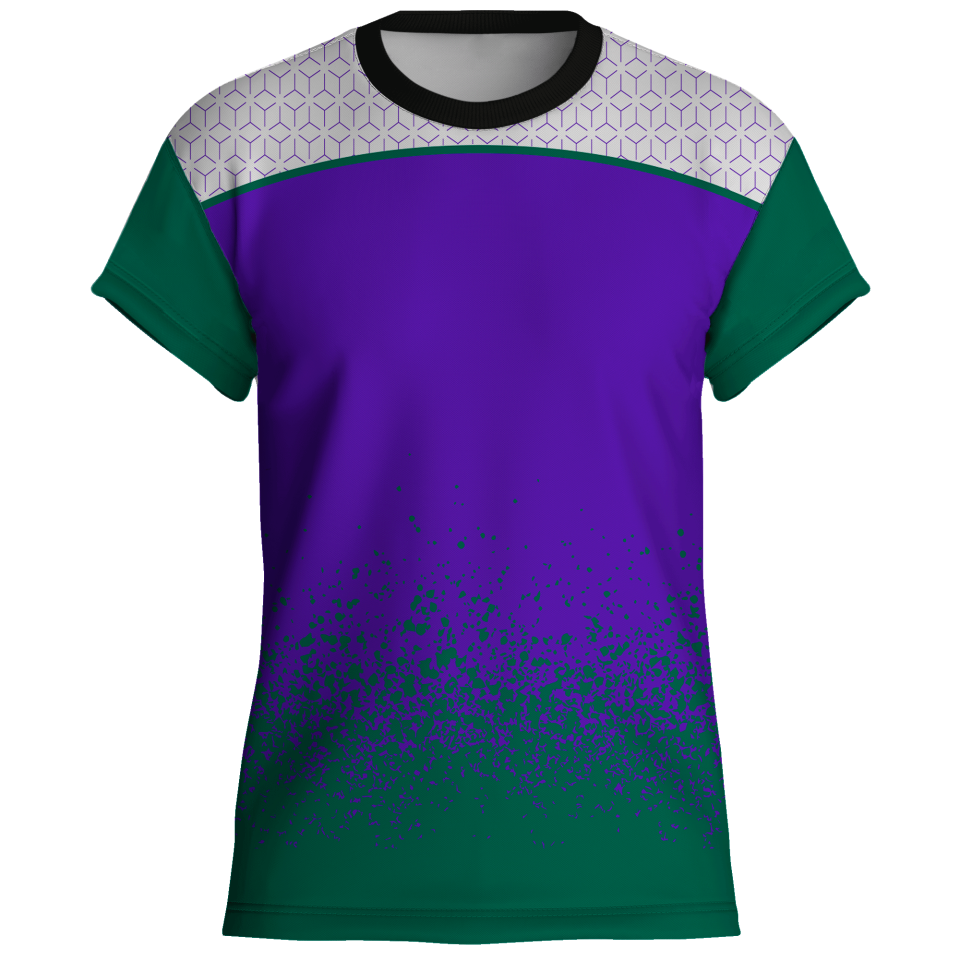 Conjunto voley manga corta sublimado modelo corte