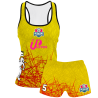 Conjunto voley mujer tirantes sublimado modelo líneas