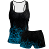 Conjunto voley mujer tirantes sublimado modelo líneas
