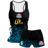 Conjunto voley mujer tirantes sublimado modelo líneas