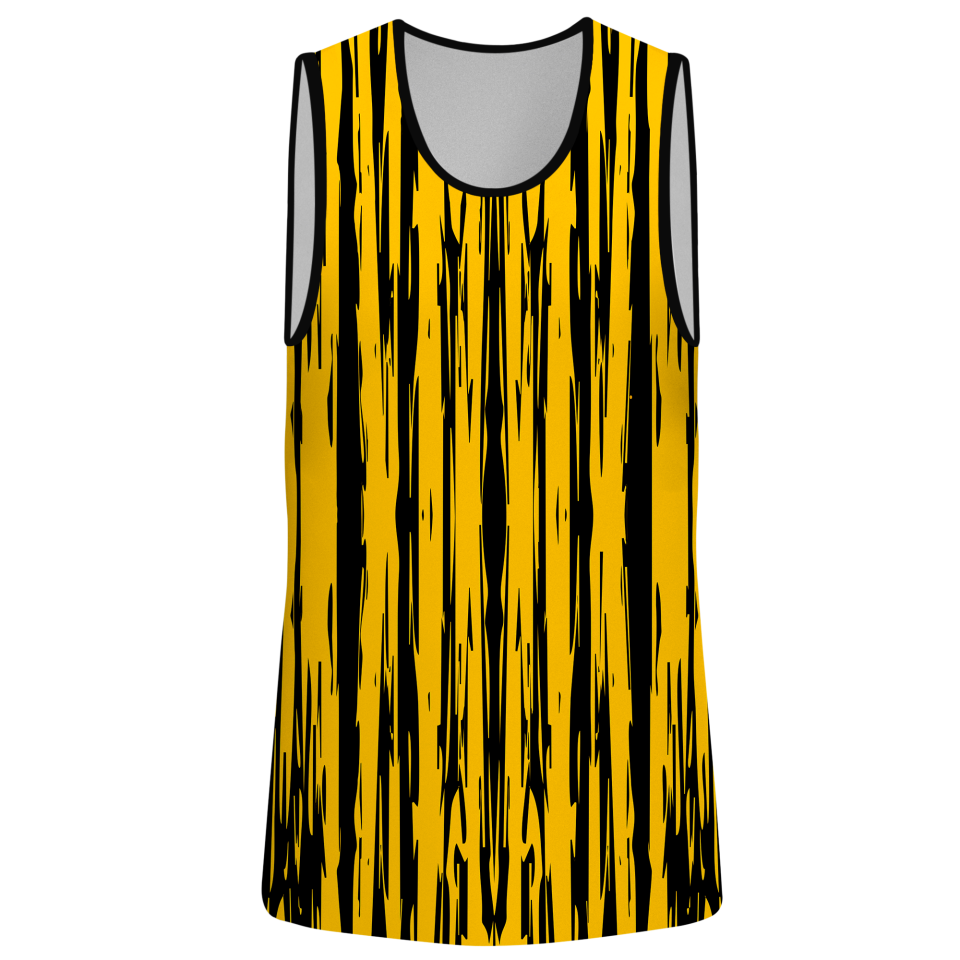 Conjunto voley sin mangas sublimado modelo rayado