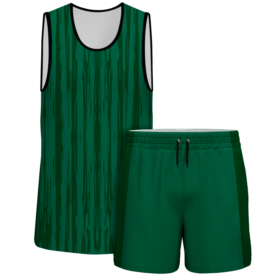 Conjunto voley sin mangas sublimado modelo rayado