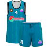 Conjunto voley sin mangas sublimado modelo bandas