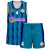 Conjunto voley sin mangas sublimado modelo bandas