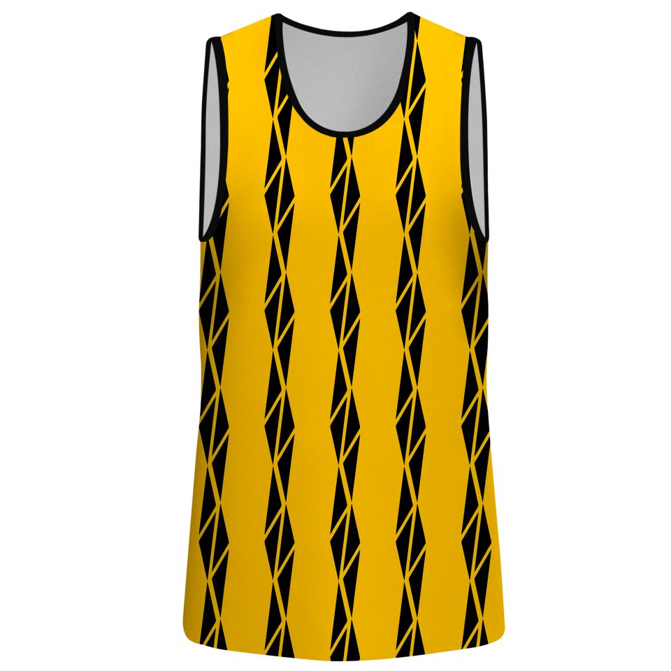 Conjunto voley sin mangas sublimado modelo bandas