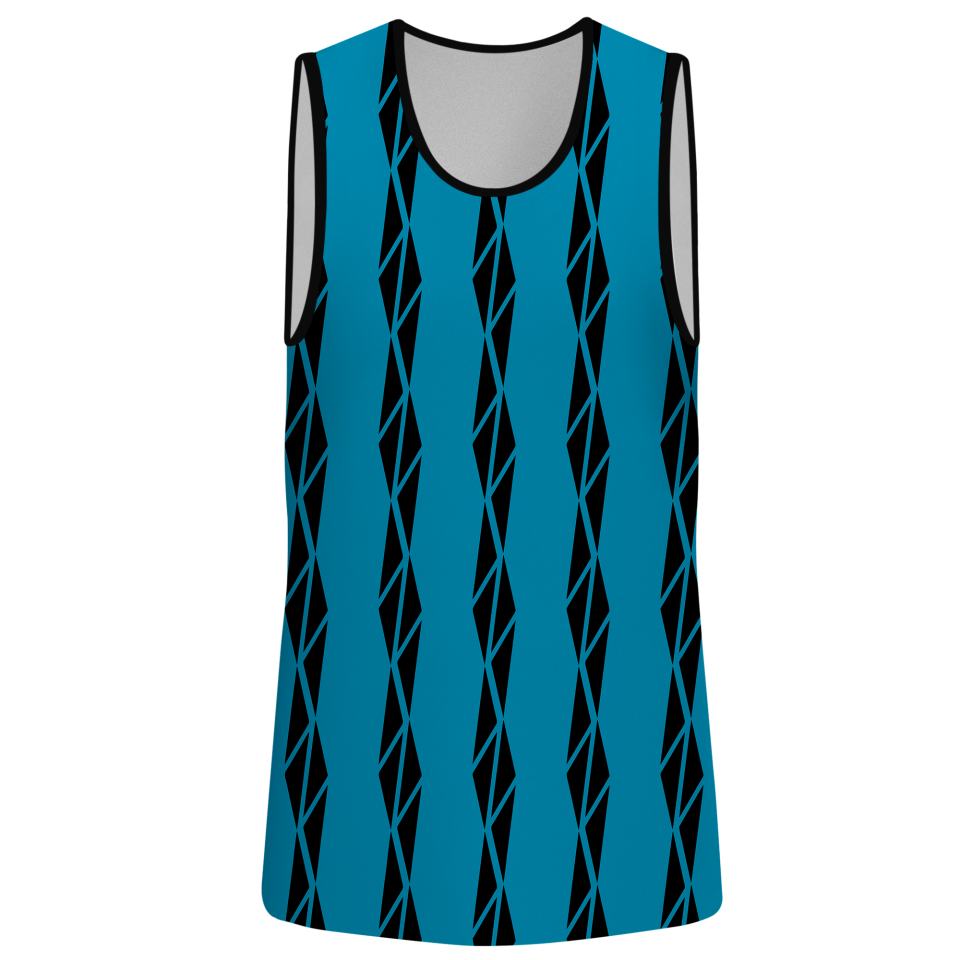 Conjunto voley sin mangas sublimado modelo bandas