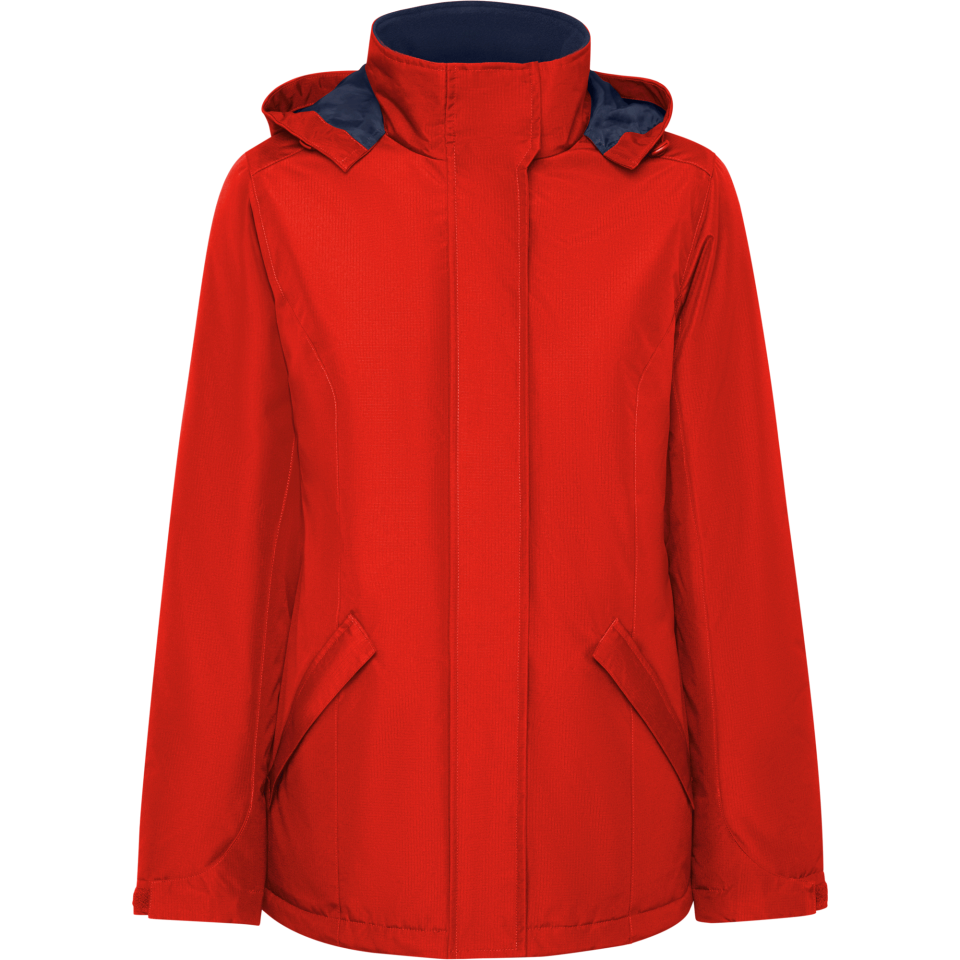 Parka impermeable de mujer personalizada