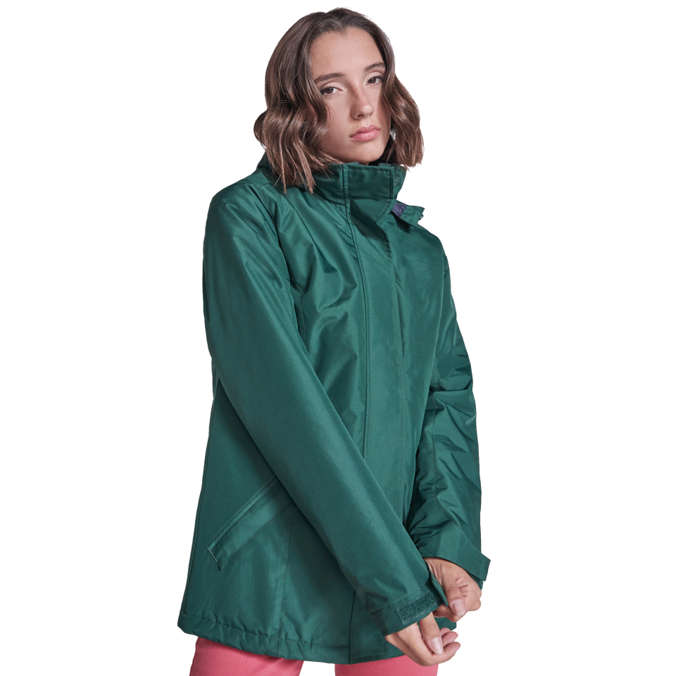 Parka impermeable de mujer personalizada