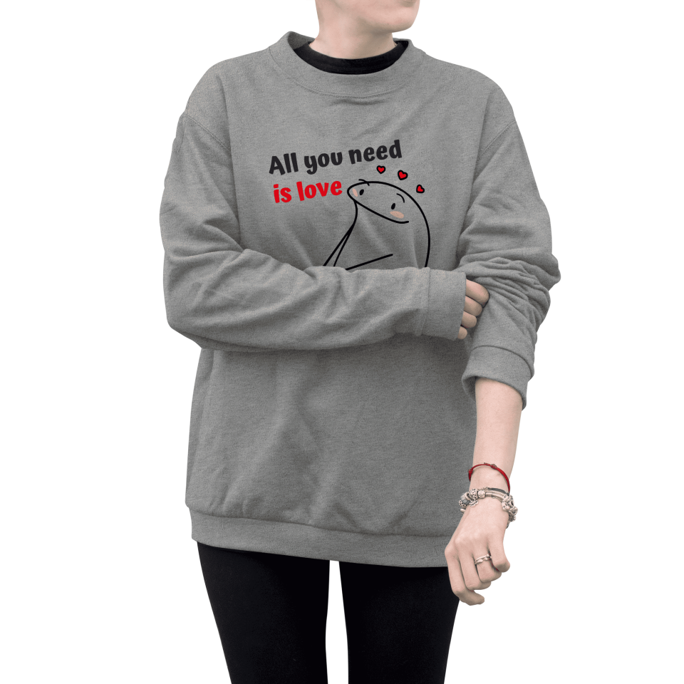 Sudadera mujer All You Need Is Love