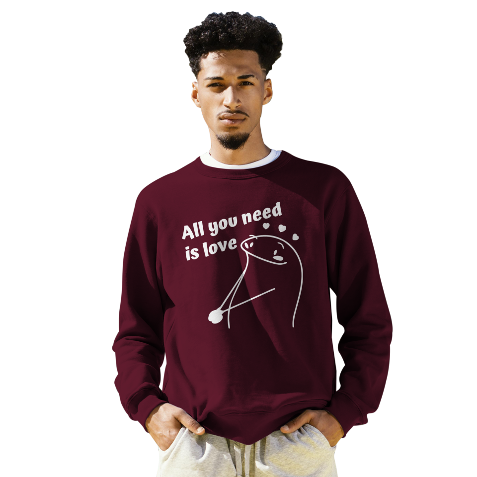 Sudadera All You Need Is Love