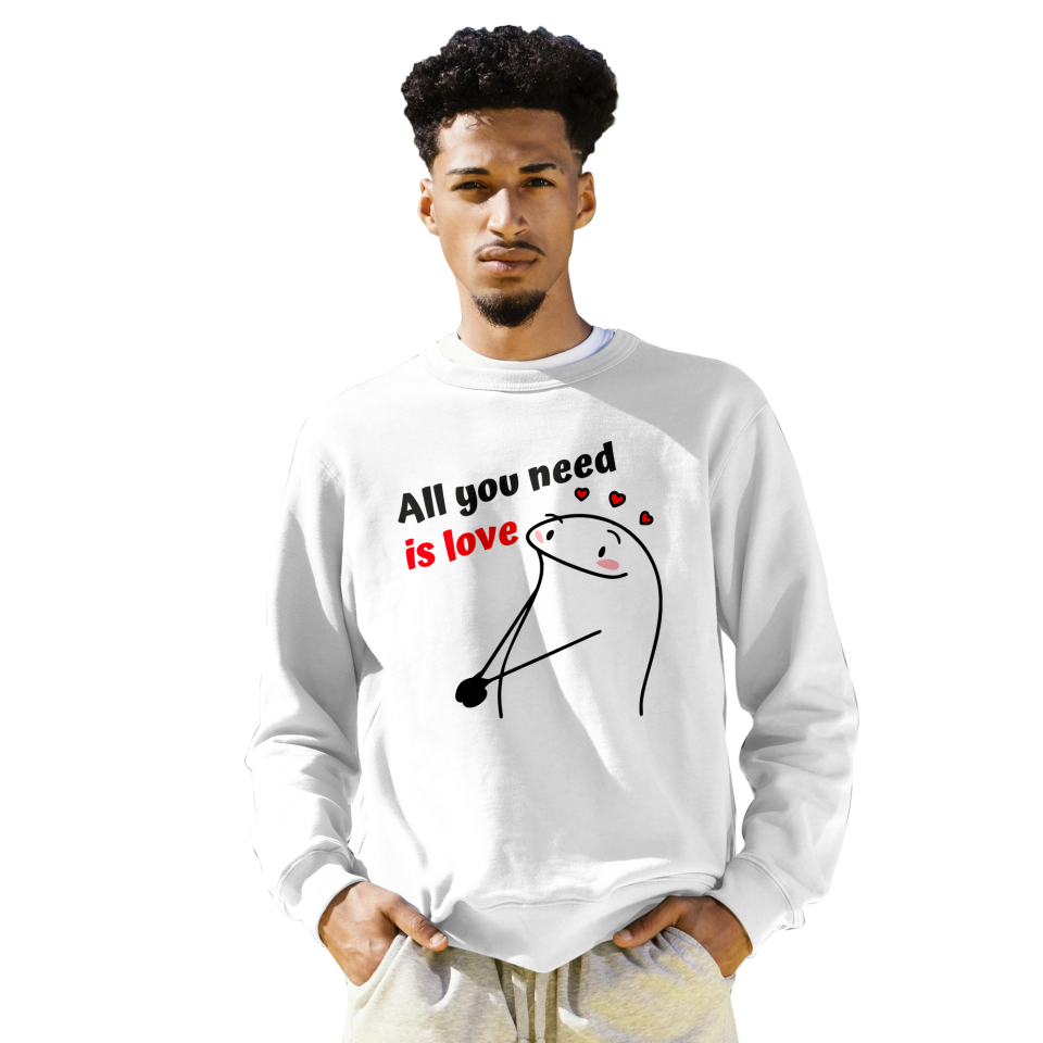 Sudadera All You Need Is Love
