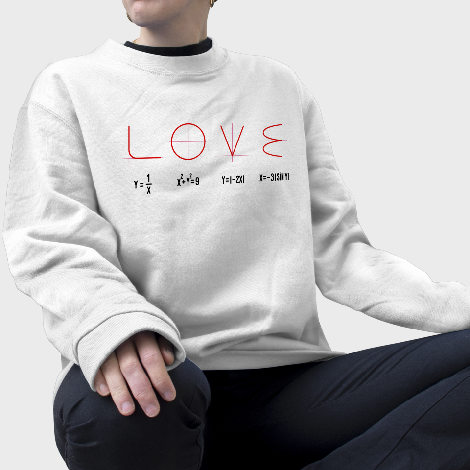 Sudadera mujer Ecuación Amor