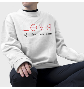 Sudadera mujer Ecuación Amor