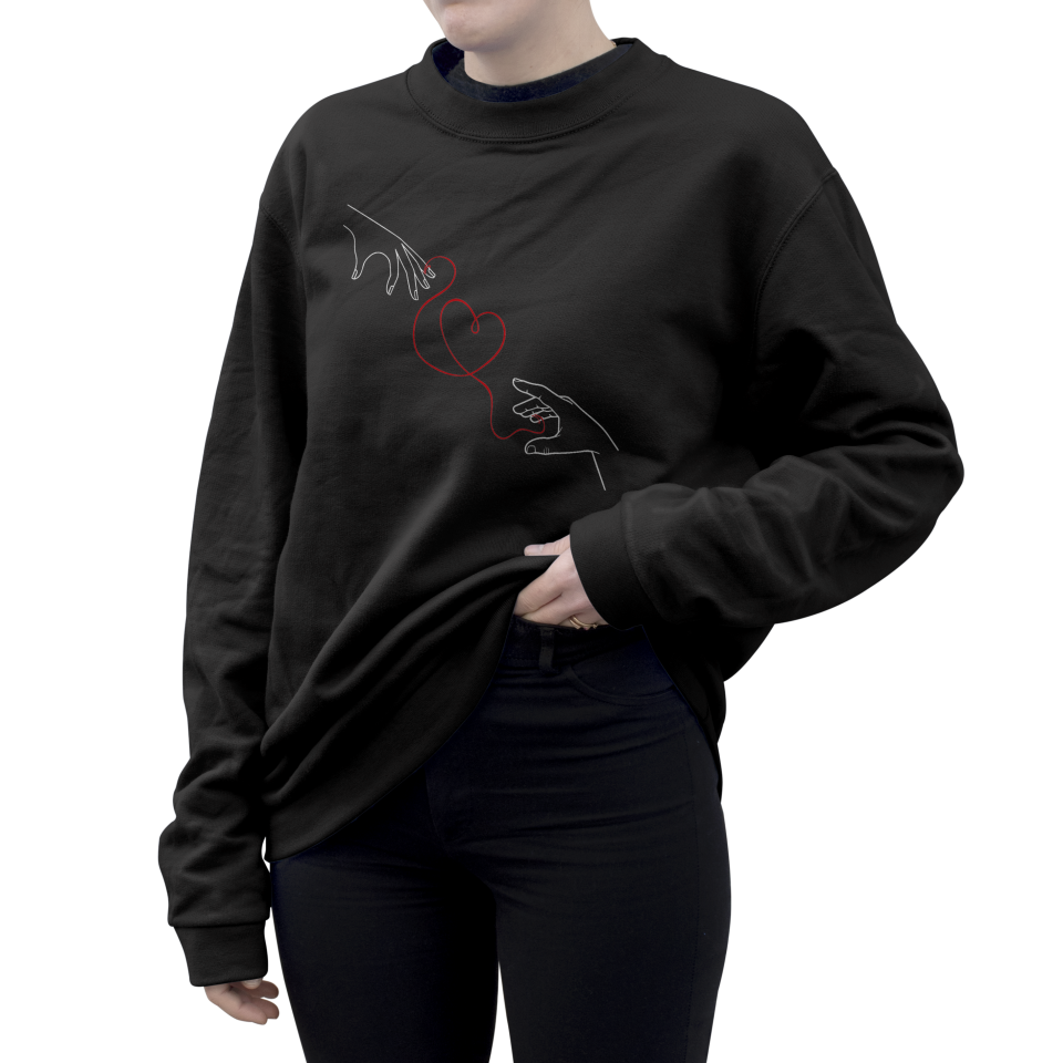 Sudadera mujer Hilo Rojo