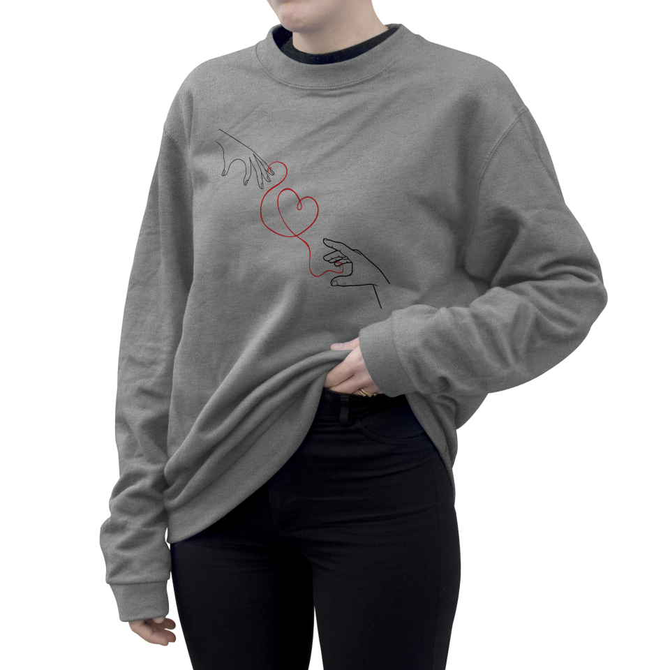 Sudadera mujer Hilo Rojo