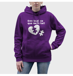 Sudadera mujer con capucha La Pieza Que Me Falta