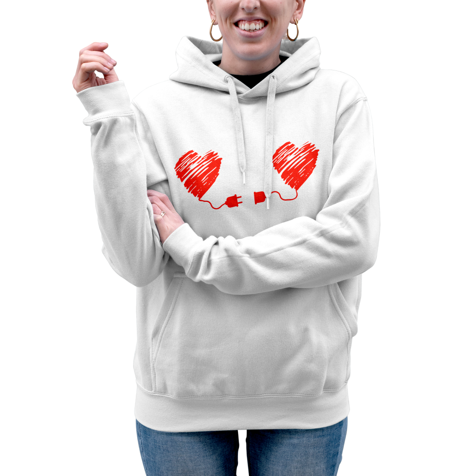 Sudadera mujer con capucha Enchufado A Ti