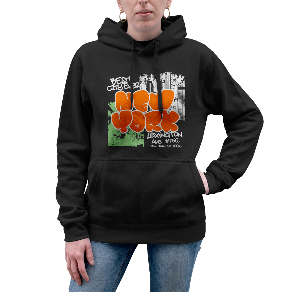 Sudadera mujer con capucha New York Best City