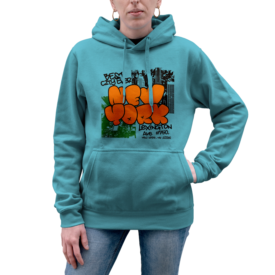 Sudadera mujer con capucha New York Best City