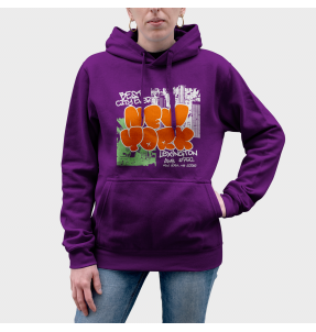 Sudadera mujer con capucha New York Best City