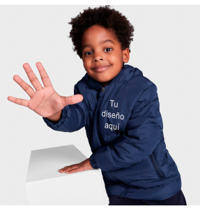 Parka niño deportiva acolchada personalizada