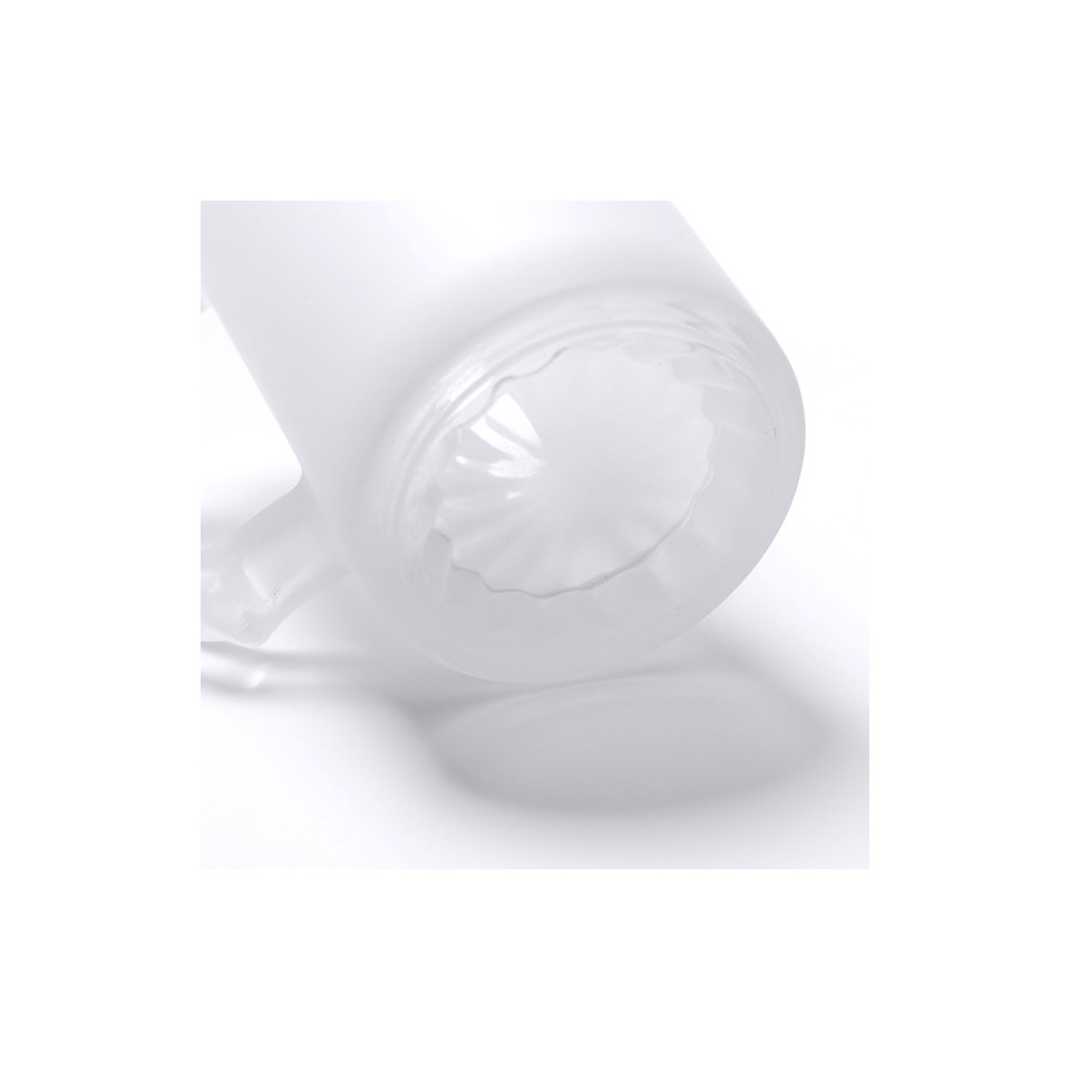 Jarra de cerveza de cristal personalizada