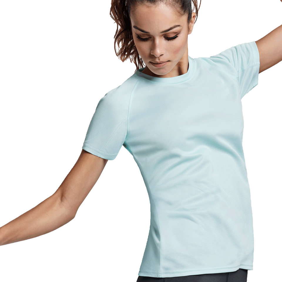 Camiseta técnica mujer básica personalizada