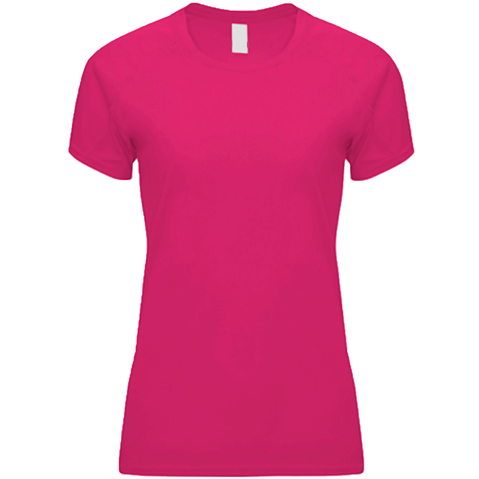 Camiseta técnica mujer básica personalizada