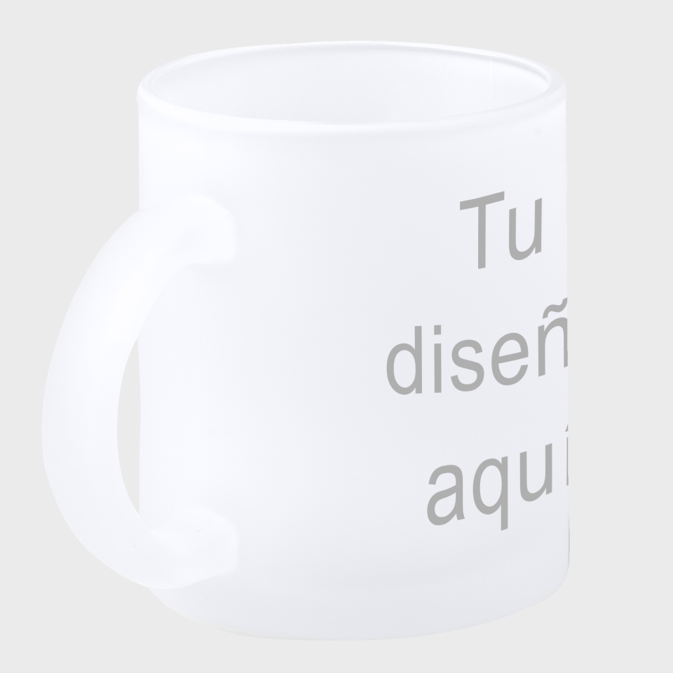 Taza de cristal personalizada