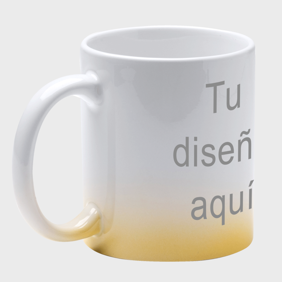 Taza bicolor personalizada