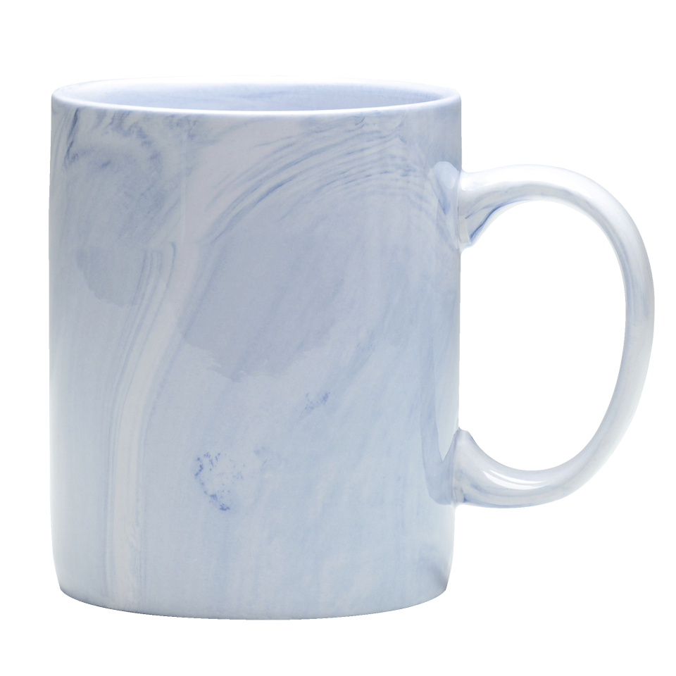 Taza efecto mármol personalizada