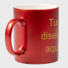 Taza cerámica personalización dorada