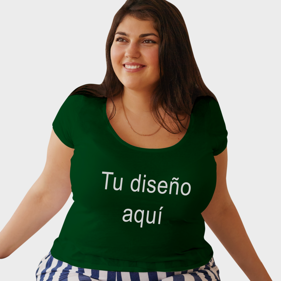 Camiseta mujer 3XL premium personalizada