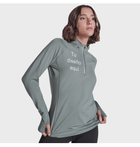 Sudadera técnica de mujer ESTAMBUL W personalizada