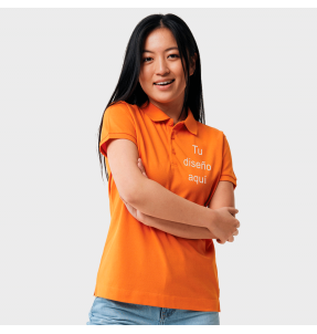 Polo premium de mujer algodón orgánico personalizado