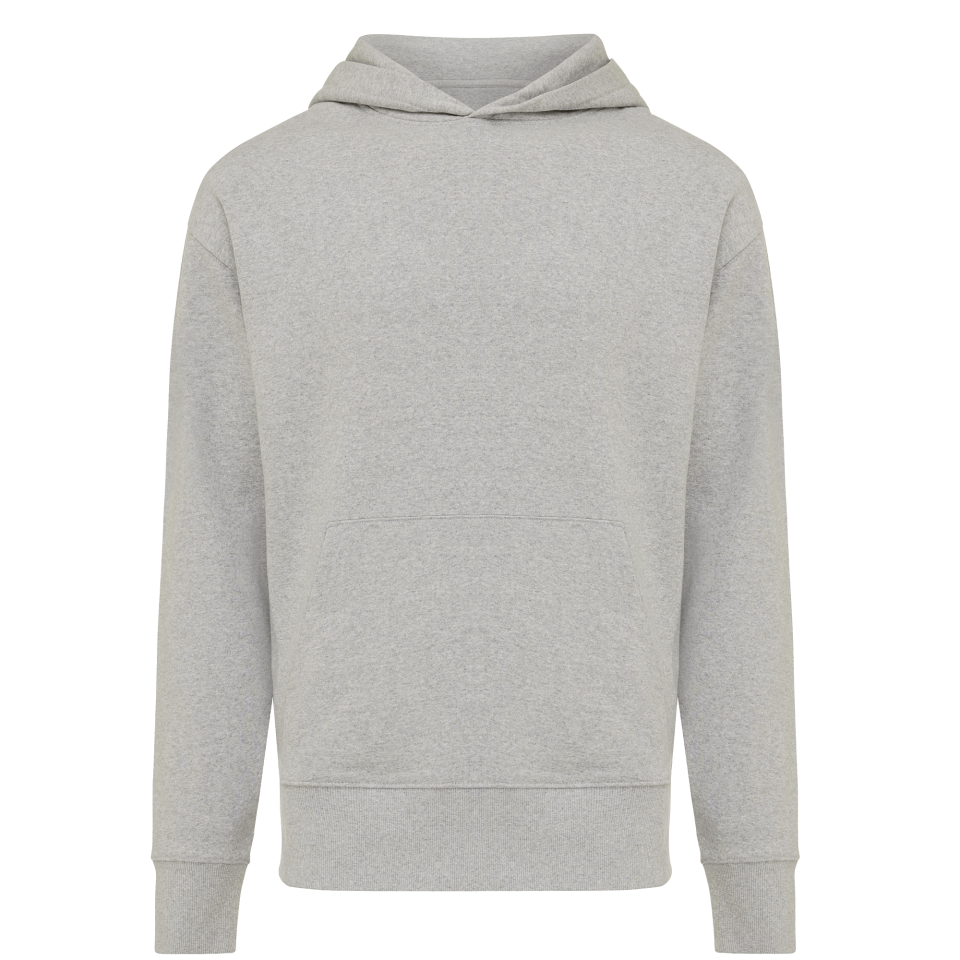 Sudadera con capucha relaxed fit algodón orgánico 3XL personalizada