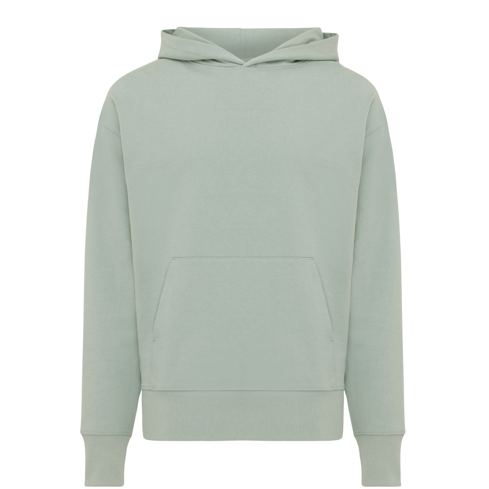 Sudadera con capucha relaxed fit algodón orgánico 3XL personalizada