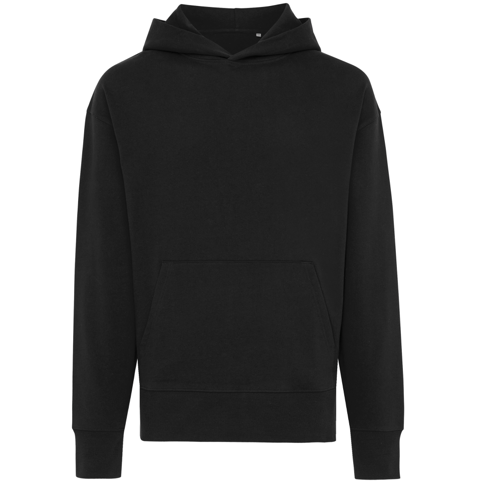 Sudadera con capucha relaxed fit algodón orgánico 3XL personalizada
