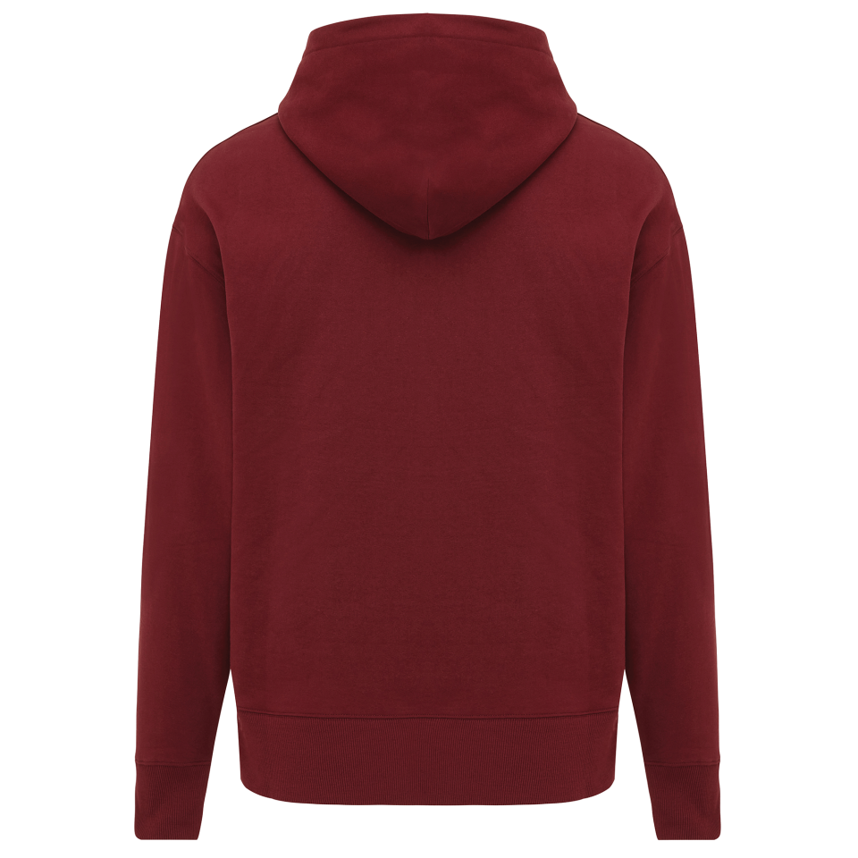 Sudadera con capucha relaxed fit algodón orgánico 3XL personalizada