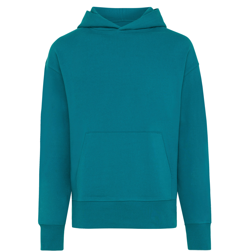 Sudadera con capucha relaxed fit algodón orgánico 3XL personalizada