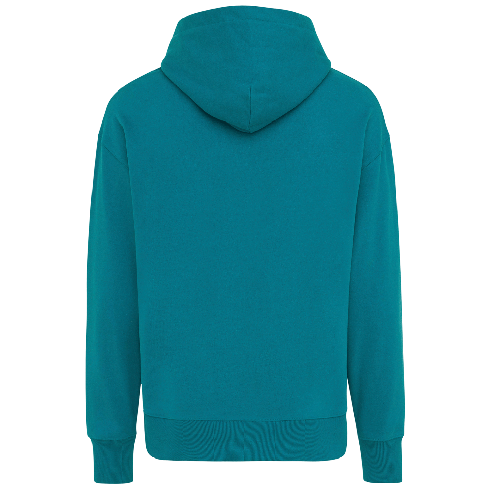 Sudadera con capucha relaxed fit algodón orgánico 3XL personalizada
