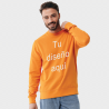 Sudadera algodón orgánico personalizada