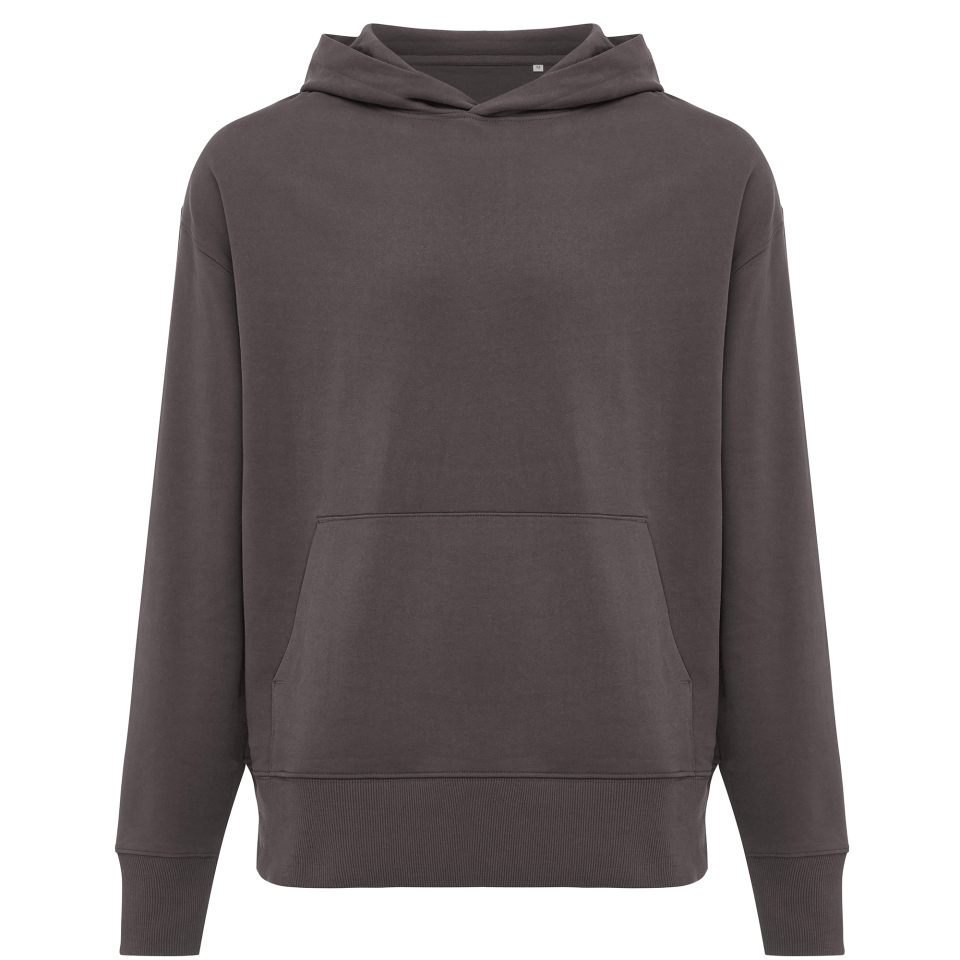Sudadera con capucha relaxed fit algodón orgánico personalizada