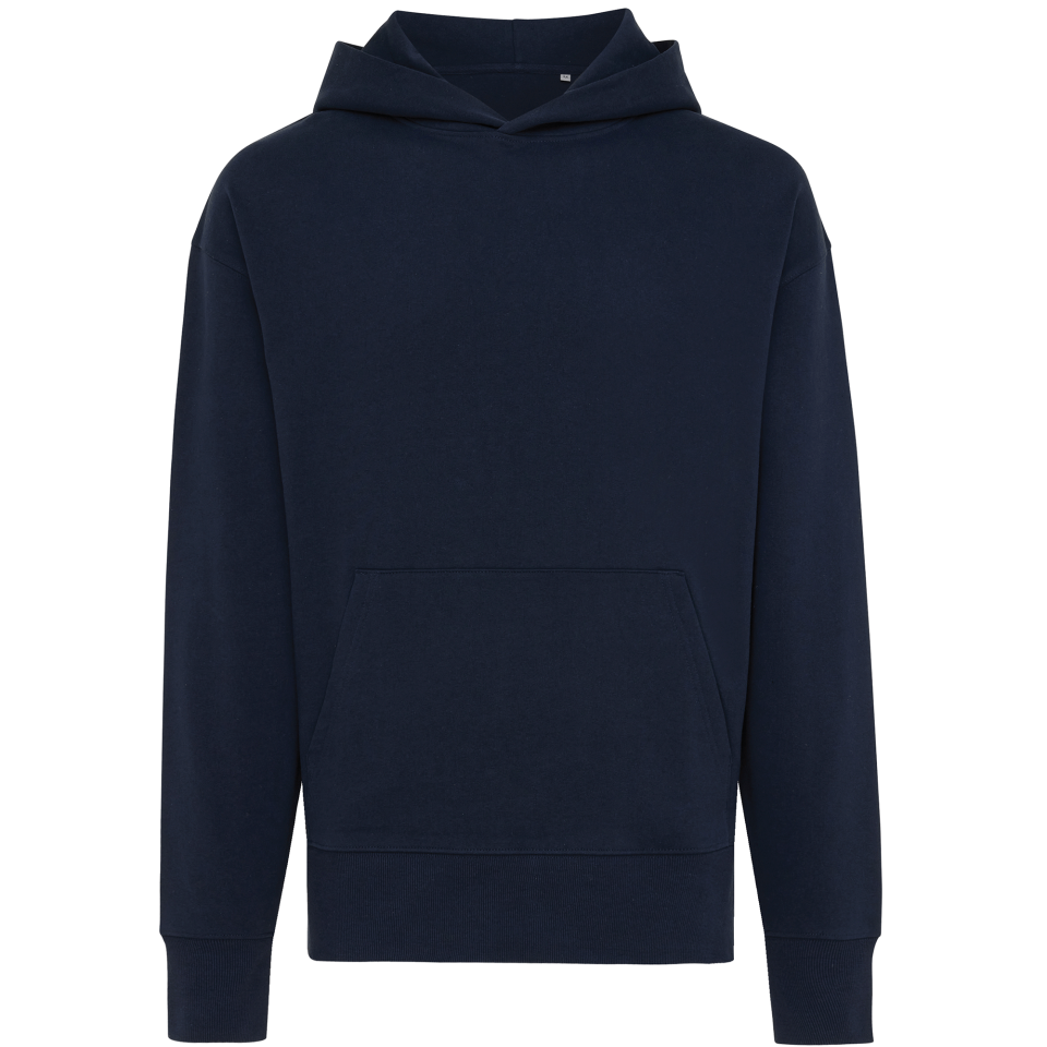 Sudadera con capucha relaxed fit algodón orgánico personalizada