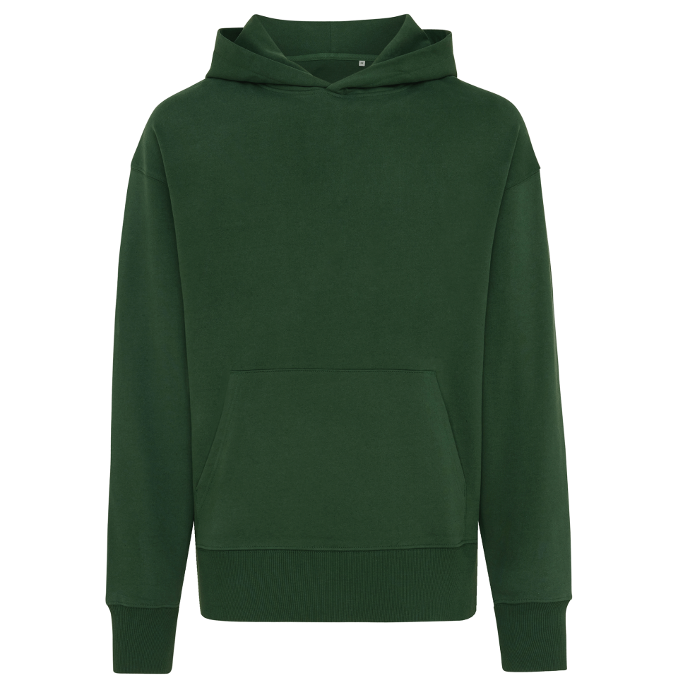 Sudadera con capucha relaxed fit algodón orgánico personalizada
