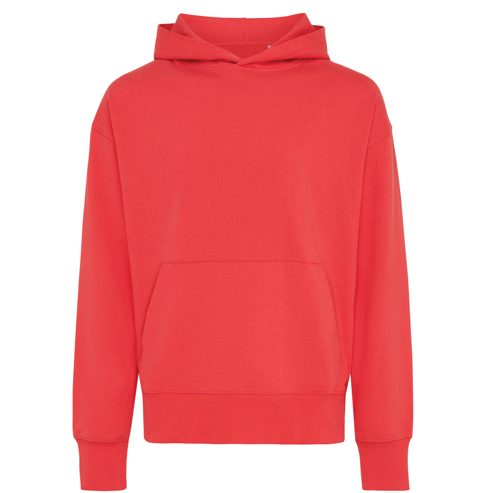 Sudadera con capucha relaxed fit algodón orgánico personalizada