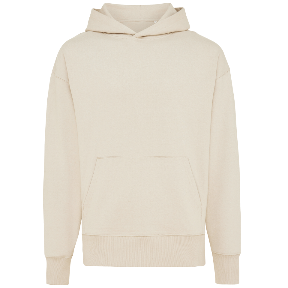 Sudadera con capucha relaxed fit algodón orgánico personalizada